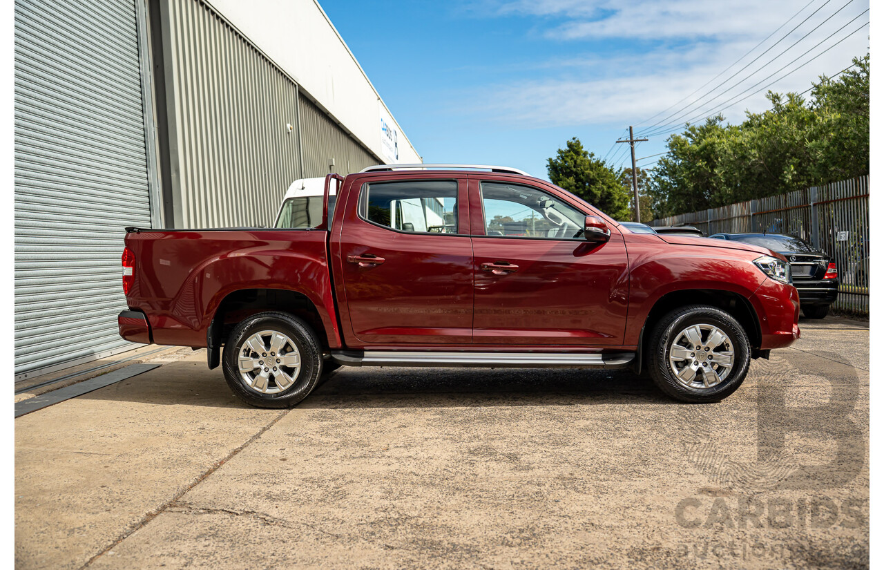 05/2021 LDV T60 Pro (4x4) SK8C Double Cab Utility Red Turbo Diesel 2.8L