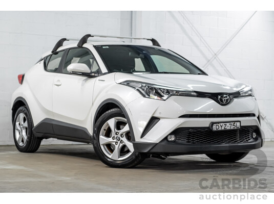 10/2018 Toyota C-HR (FWD) NGX10R Update 4d Wagon White Crystal Shine Turbo 1.2L