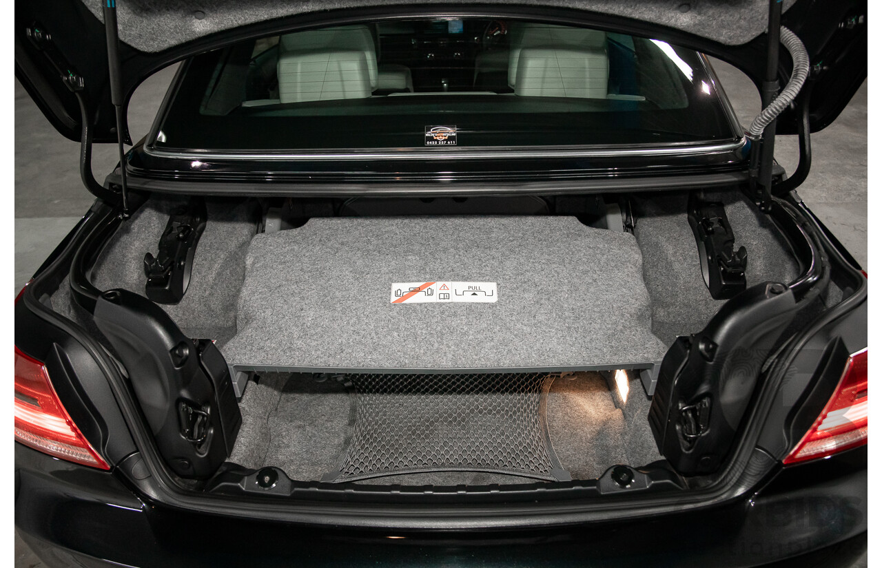5/2008 BMW 335i E93 MY09 2d Convertible Black Sapphire Metallic Twin Turbo 3.0L
