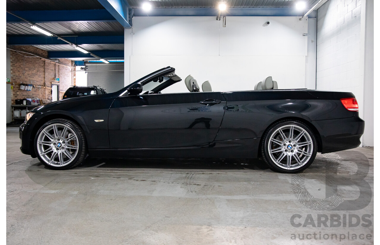 5/2008 BMW 335i E93 MY09 2d Convertible Black Sapphire Metallic Twin Turbo 3.0L