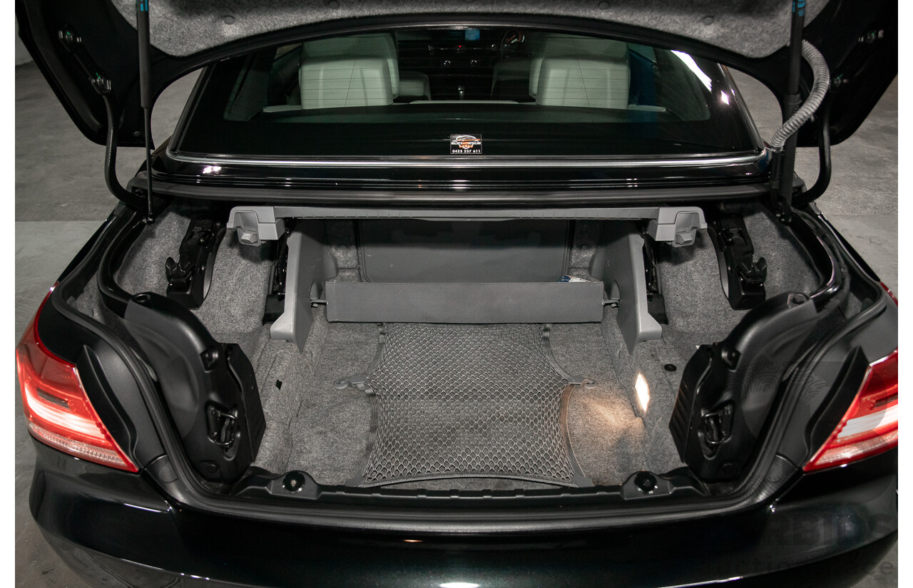 5/2008 BMW 335i E93 MY09 2d Convertible Black Sapphire Metallic Twin Turbo 3.0L