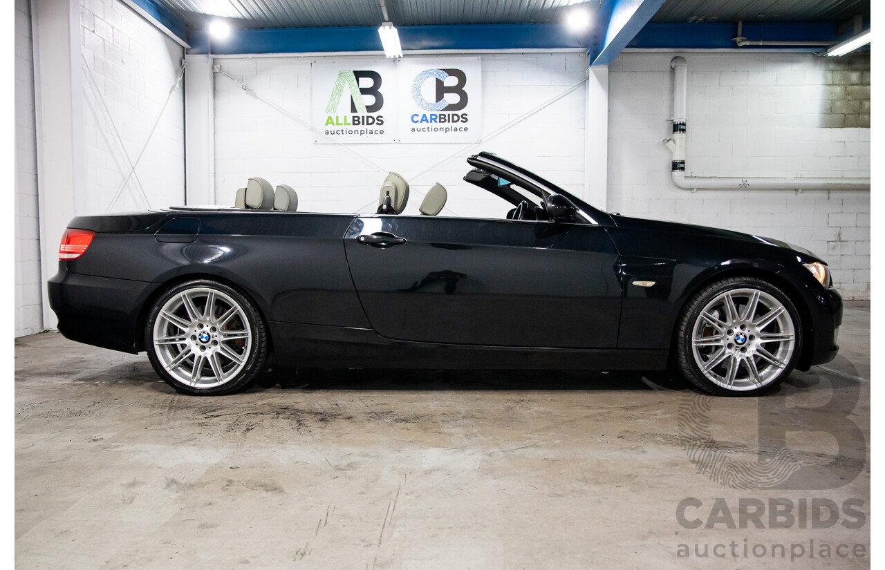 5/2008 BMW 335i E93 MY09 2d Convertible Black Sapphire Metallic Twin Turbo 3.0L