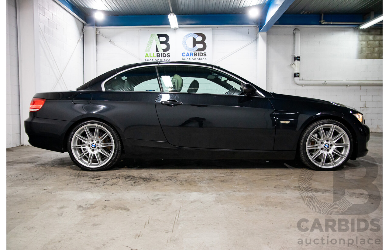 5/2008 BMW 335i E93 MY09 2d Convertible Black Sapphire Metallic Twin Turbo 3.0L