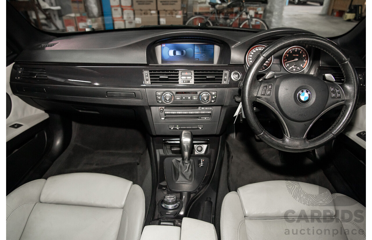 5/2008 BMW 335i E93 MY09 2d Convertible Black Sapphire Metallic Twin Turbo 3.0L