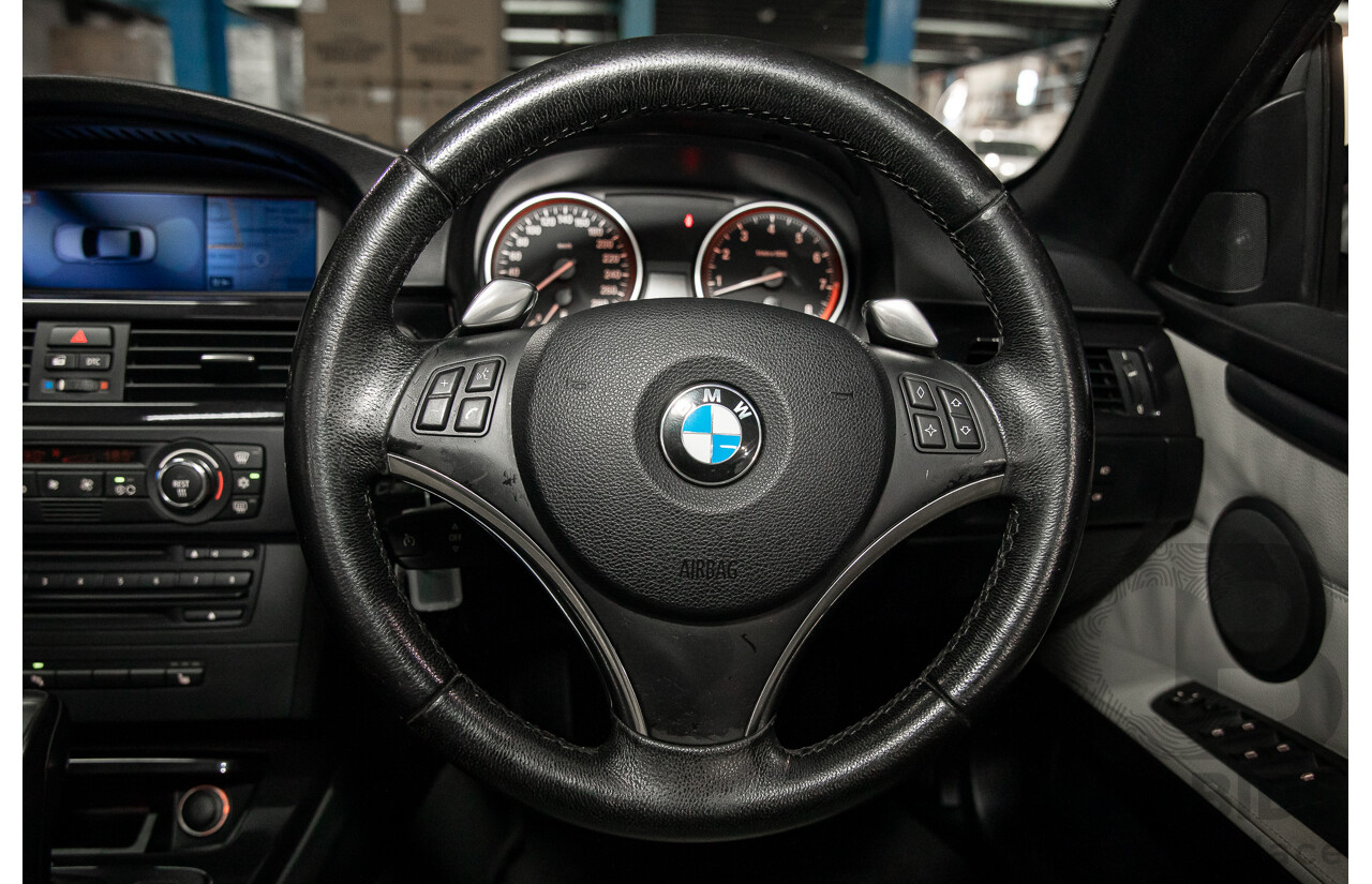 5/2008 BMW 335i E93 MY09 2d Convertible Black Sapphire Metallic Twin Turbo 3.0L