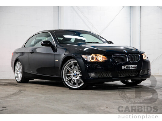 1663064 · 5/2008 BMW 335i E93 MY09 2d Convertible Black Sapphire Metallic Twin Turbo 3.0L