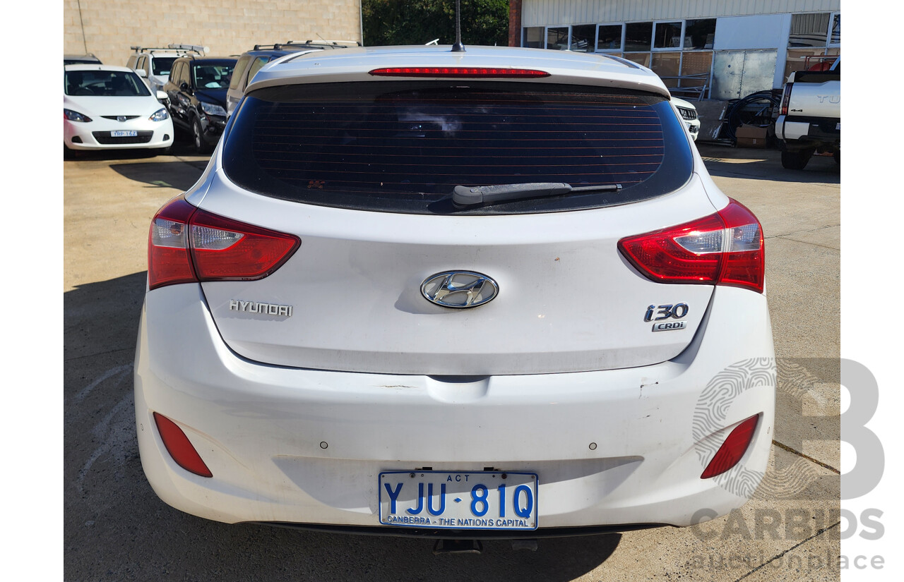 5/2012 Hyundai i30 Active 1.6 CRDi GD 5d Hatchback White 1.6L