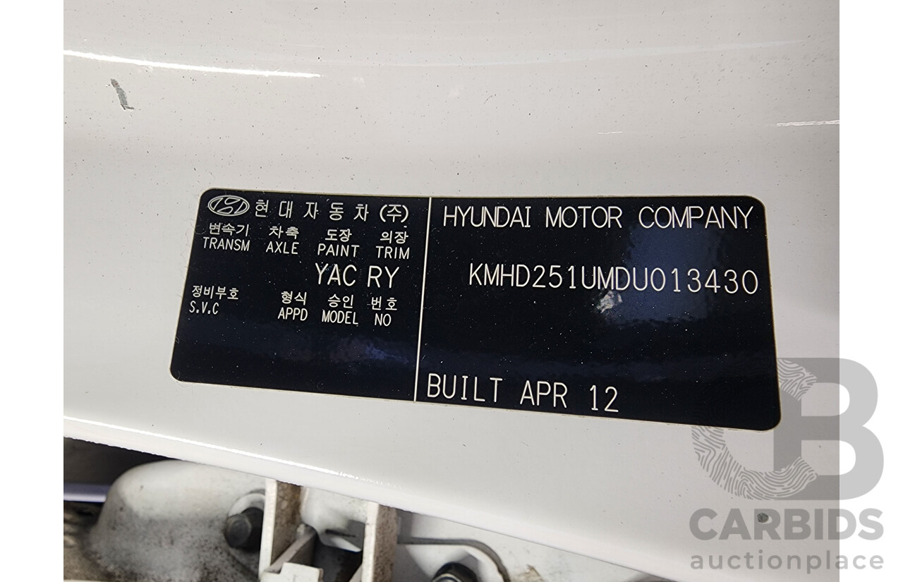 5/2012 Hyundai i30 Active 1.6 CRDi GD 5d Hatchback White 1.6L