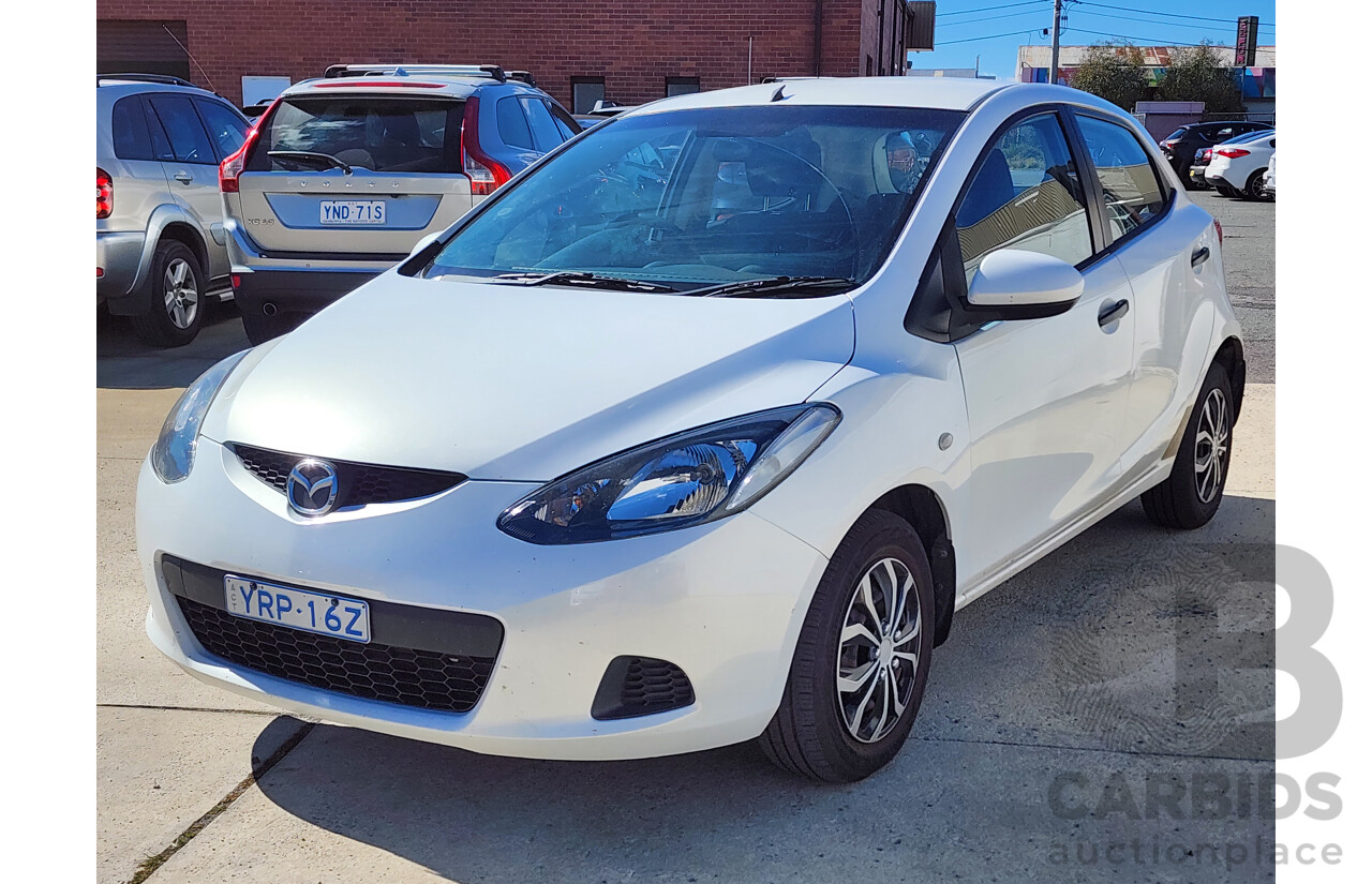 10/2007 Mazda Mazda2 NEO DE 5d Hatchback White 1.5L