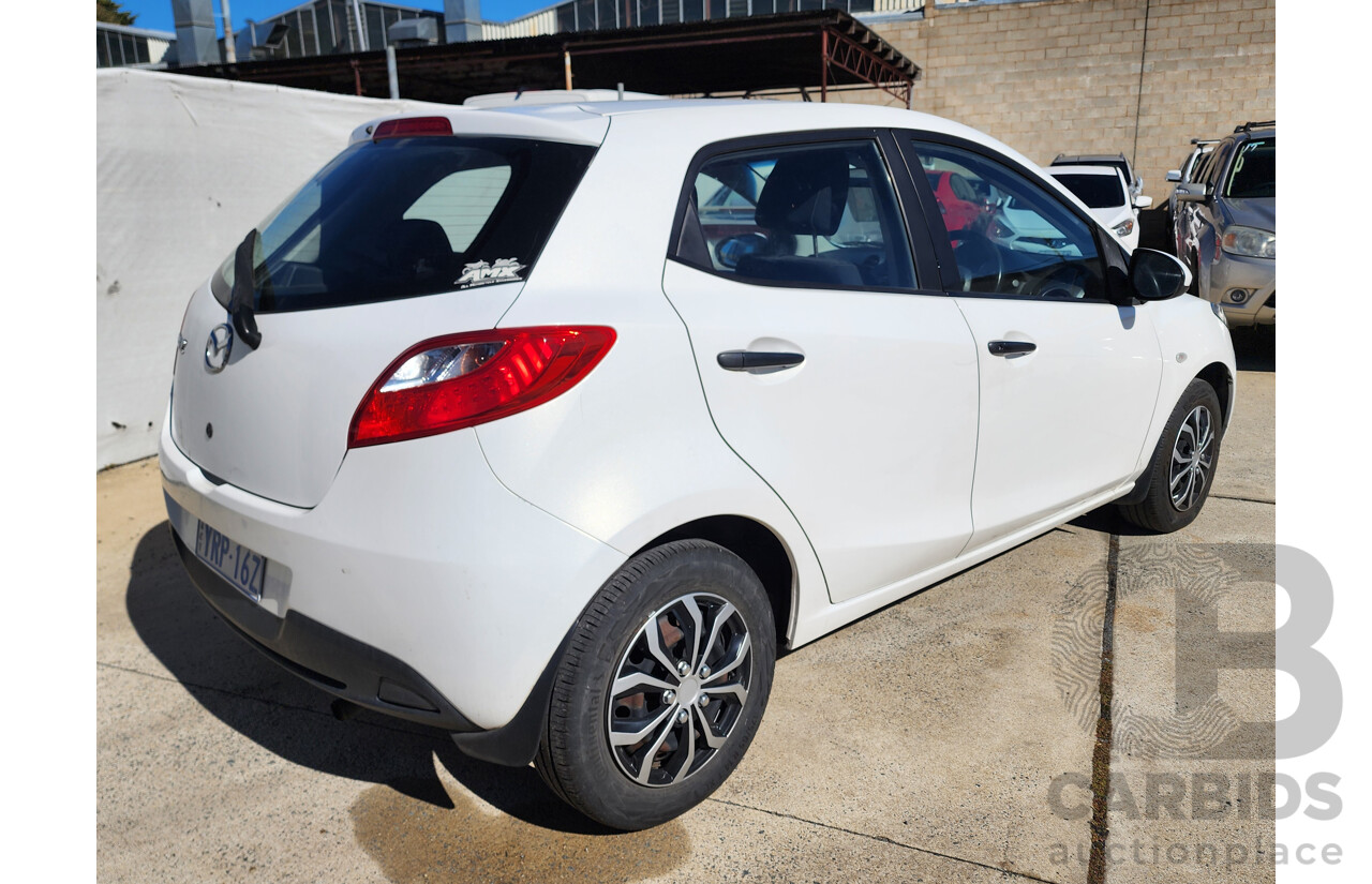 10/2007 Mazda Mazda2 NEO DE 5d Hatchback White 1.5L