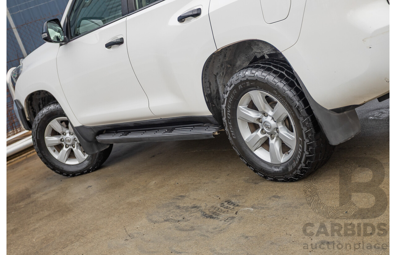 04/2016 Toyota Landcruiser PRADO GX (4x4) GDJ150R MY16 4D Wagon White 2.8L