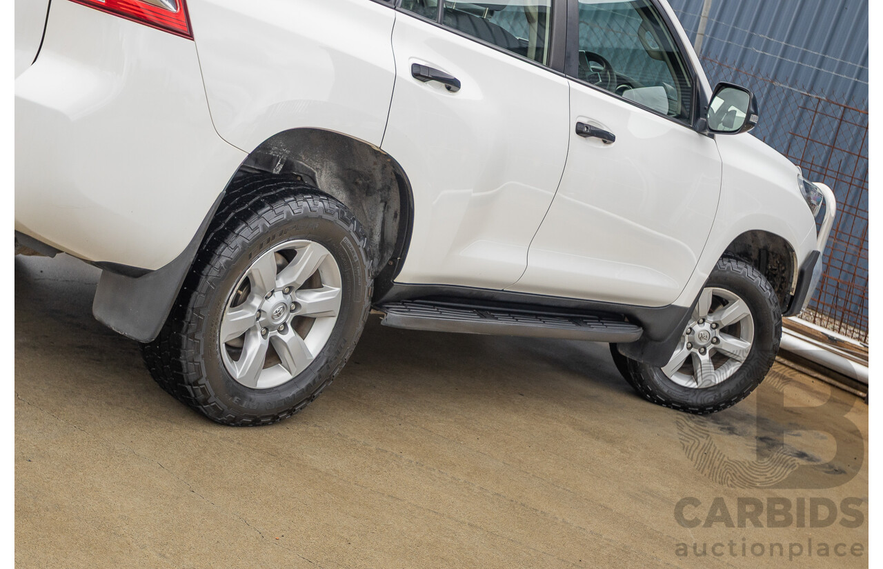 04/2016 Toyota Landcruiser PRADO GX (4x4) GDJ150R MY16 4D Wagon White 2.8L