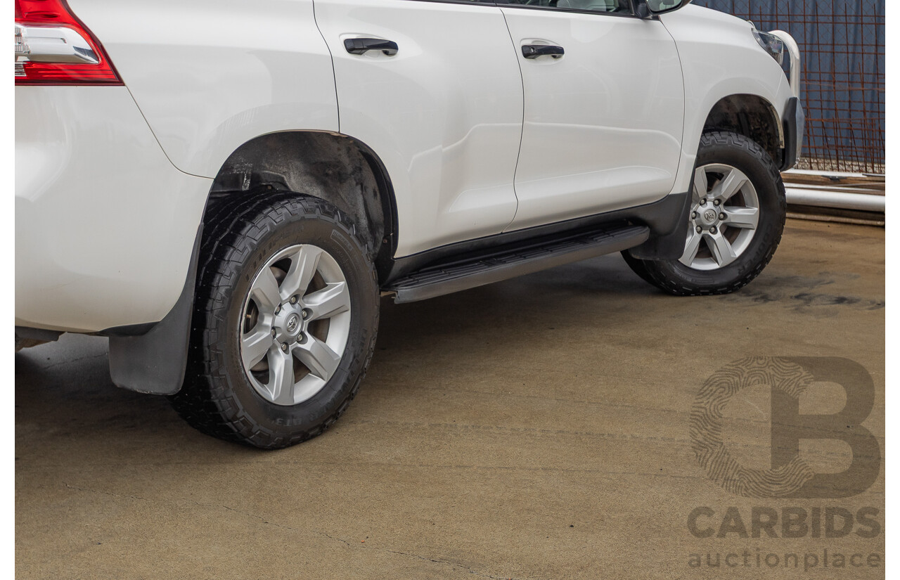 04/2016 Toyota Landcruiser PRADO GX (4x4) GDJ150R MY16 4D Wagon White 2.8L