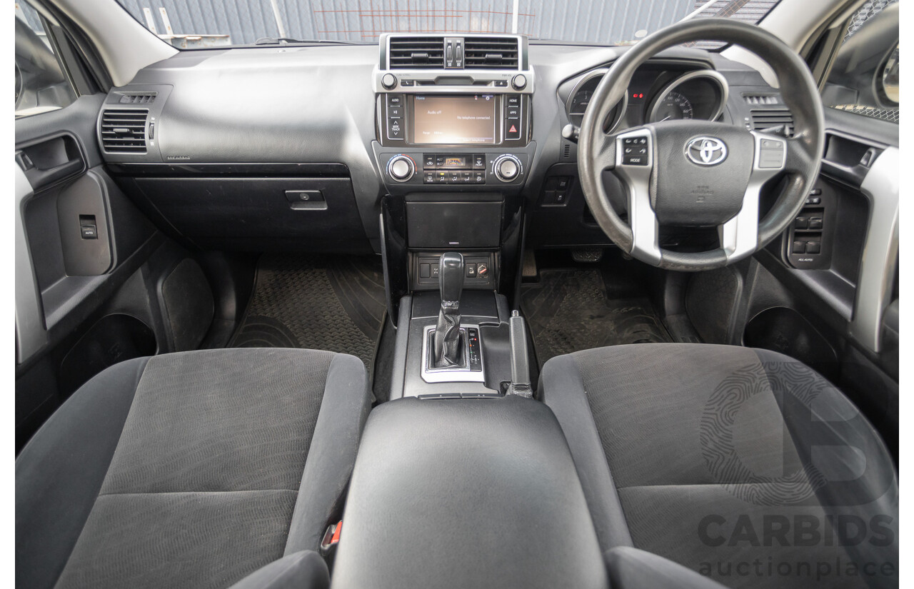 04/2016 Toyota Landcruiser PRADO GX (4x4) GDJ150R MY16 4D Wagon White 2.8L
