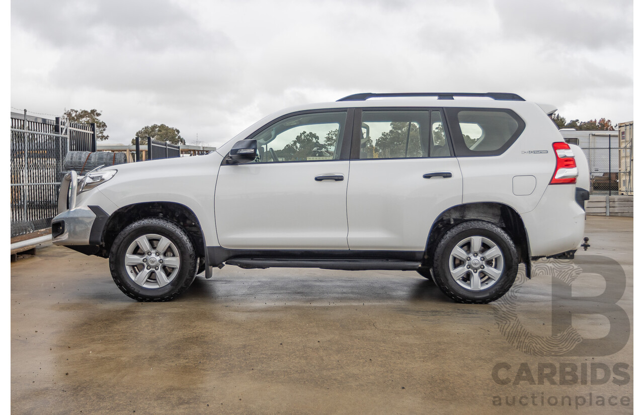 04/2016 Toyota Landcruiser PRADO GX (4x4) GDJ150R MY16 4D Wagon White 2.8L