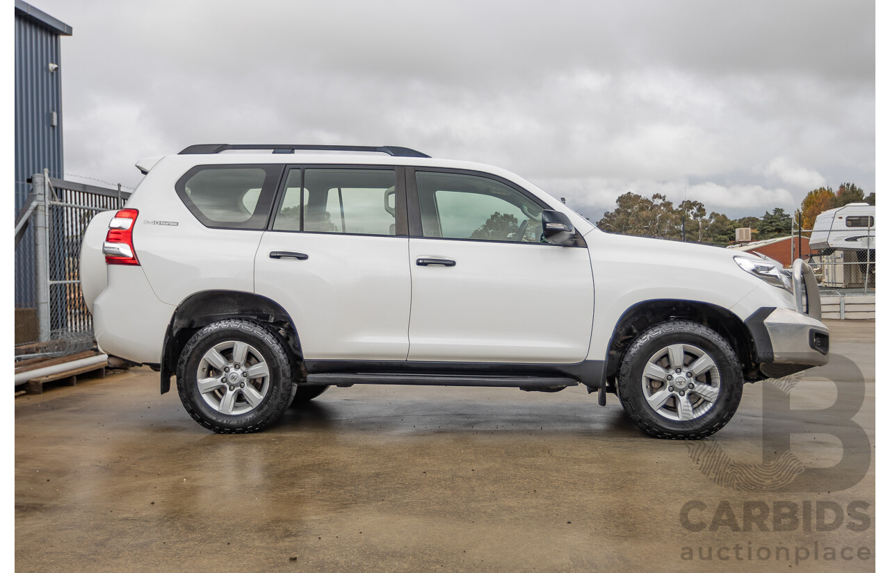 04/2016 Toyota Landcruiser PRADO GX (4x4) GDJ150R MY16 4D Wagon White 2.8L