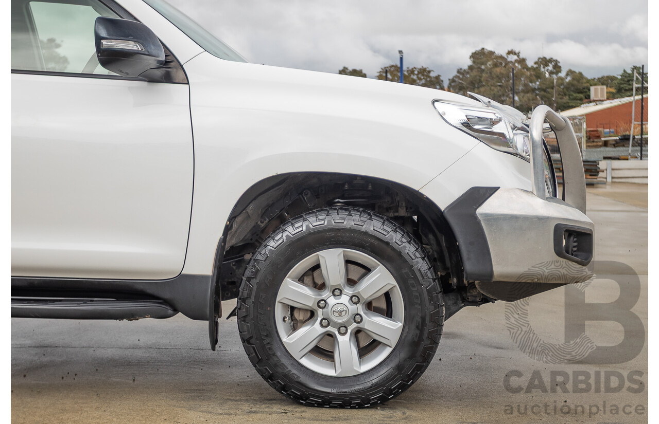 04/2016 Toyota Landcruiser PRADO GX (4x4) GDJ150R MY16 4D Wagon White 2.8L