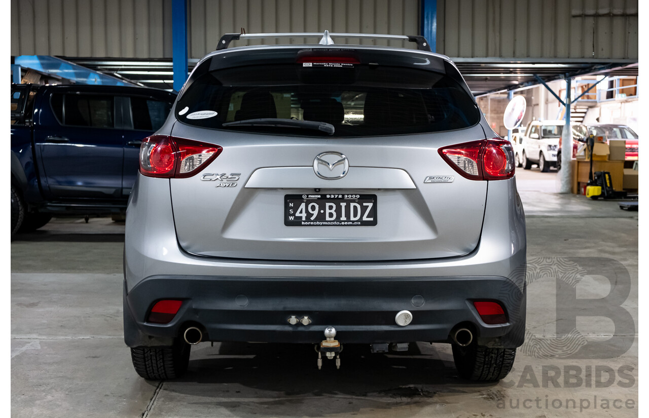 6/2014 Mazda Cx-5 MAXX Sport (4x4) MY13 UPGRADE 4d Wagon Liquid Silver Metallic Turbo Diesel 2.2L