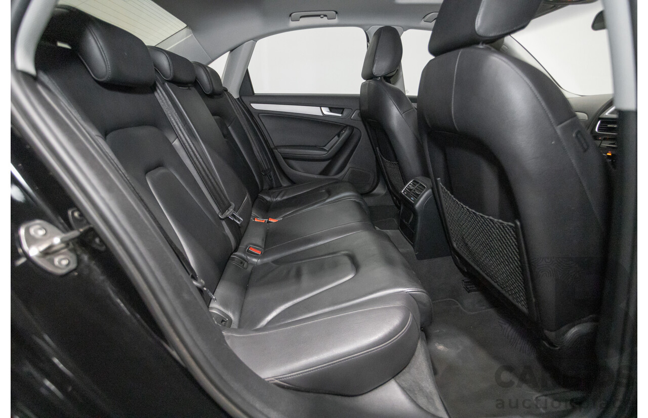 2/2015 Audi A4 S-Line 1.8 TFSI B8 (8K) MY15 4D Sedan Myth Black Metallic Turbo 1.8L