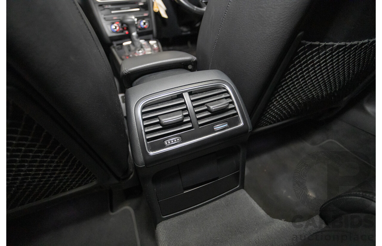 2/2015 Audi A4 S-Line 1.8 TFSI B8 (8K) MY15 4D Sedan Myth Black Metallic Turbo 1.8L