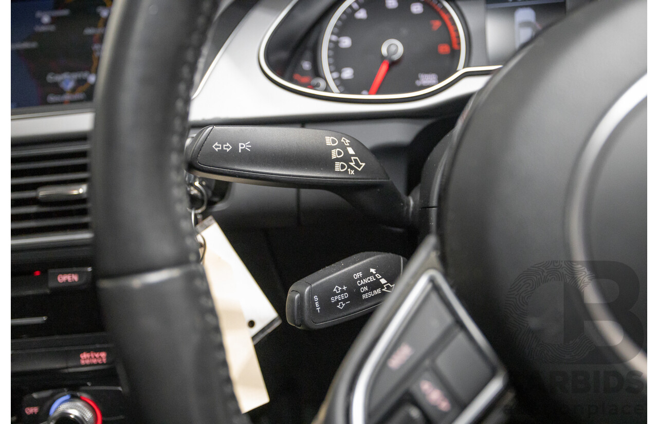 2/2015 Audi A4 S-Line 1.8 TFSI B8 (8K) MY15 4D Sedan Myth Black Metallic Turbo 1.8L