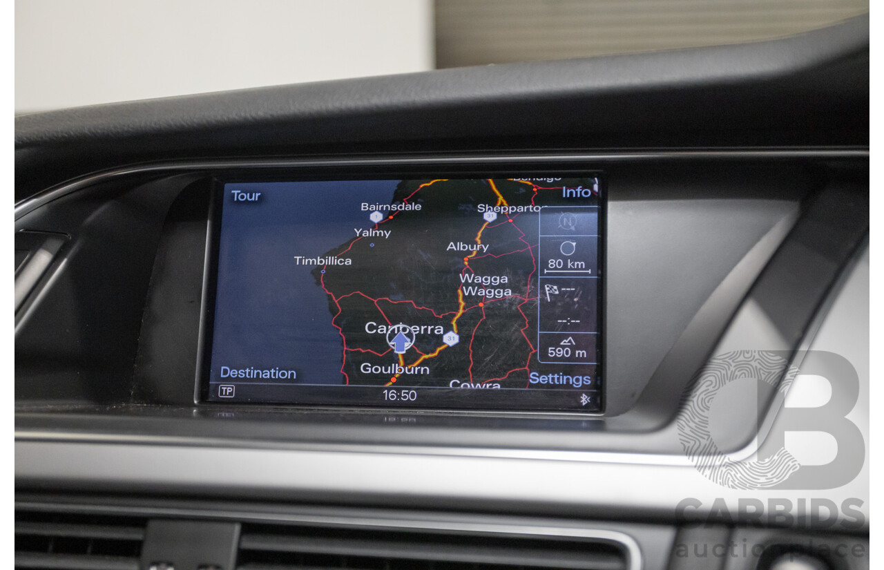 2/2015 Audi A4 S-Line 1.8 TFSI B8 (8K) MY15 4D Sedan Myth Black Metallic Turbo 1.8L