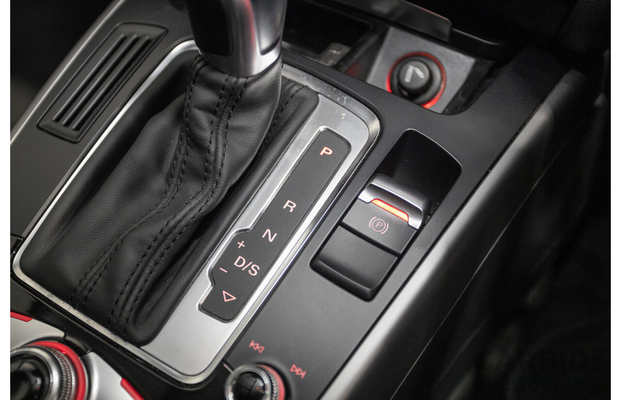 2/2015 Audi A4 S-Line 1.8 TFSI B8 (8K) MY15 4D Sedan Myth Black Metallic Turbo 1.8L