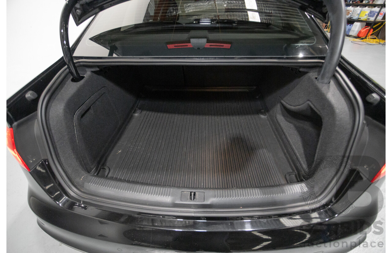 2/2015 Audi A4 S-Line 1.8 TFSI B8 (8K) MY15 4D Sedan Myth Black Metallic Turbo 1.8L