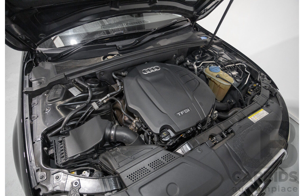 2/2015 Audi A4 S-Line 1.8 TFSI B8 (8K) MY15 4D Sedan Myth Black Metallic Turbo 1.8L