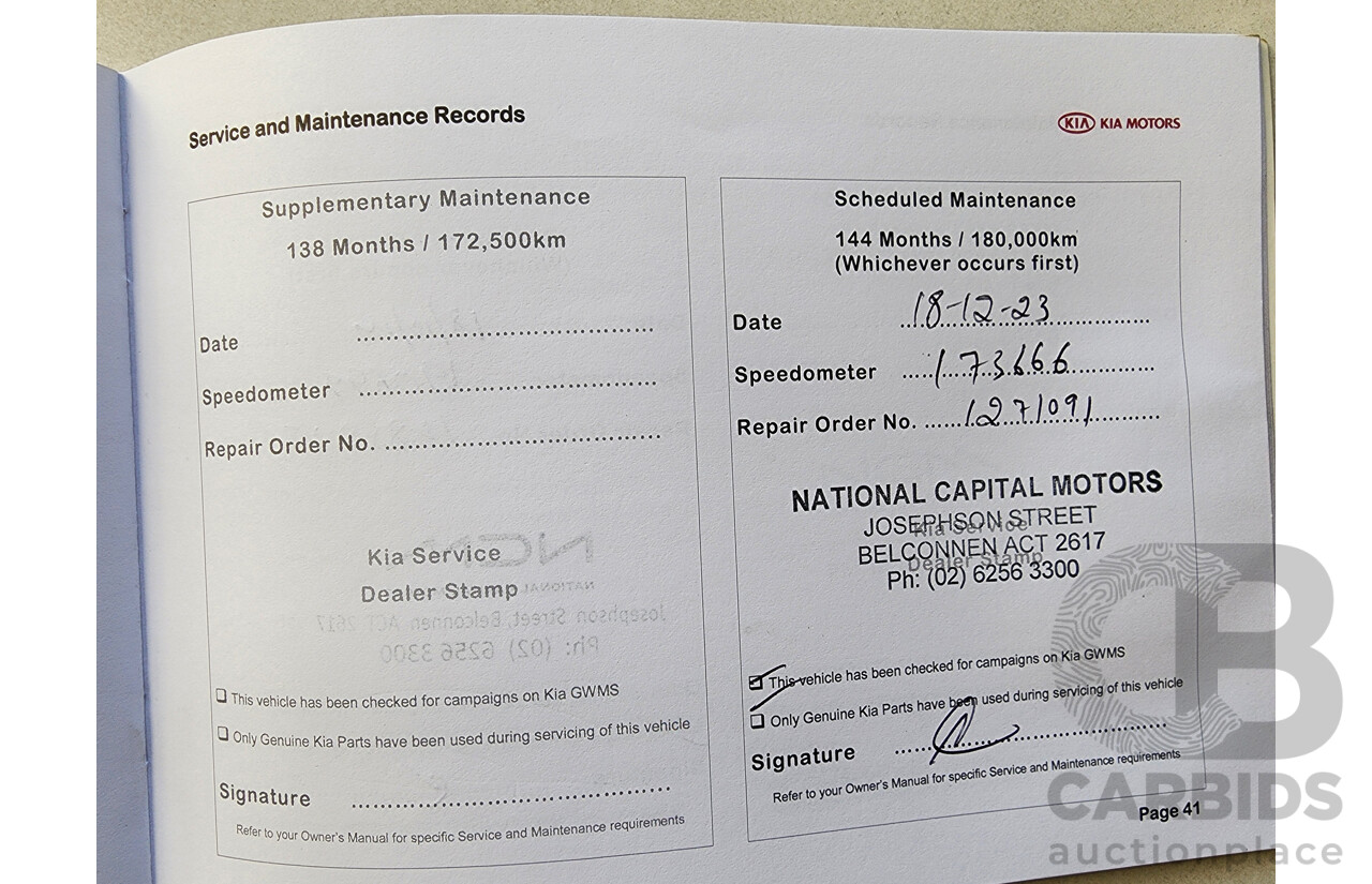5/2014 Kia Cerato Si YD MY15 4d Sedan Blue 2.0L