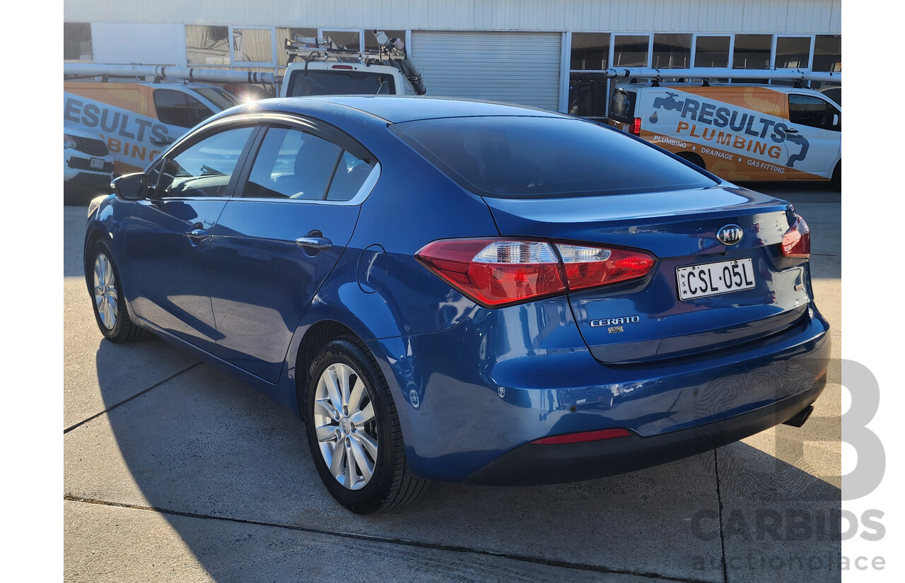 5/2014 Kia Cerato Si YD MY15 4d Sedan Blue 2.0L