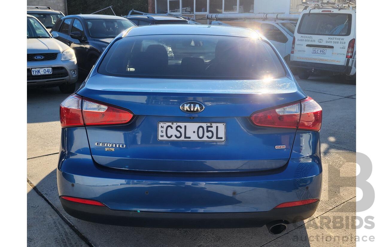 5/2014 Kia Cerato Si YD MY15 4d Sedan Blue 2.0L