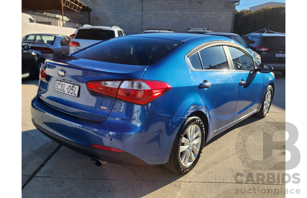 5/2014 Kia Cerato Si YD MY15 4d Sedan Blue 2.0L