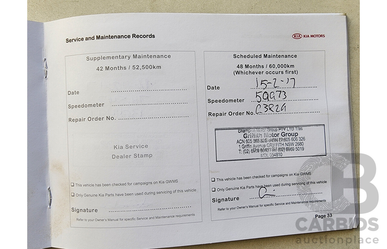 5/2014 Kia Cerato Si YD MY15 4d Sedan Blue 2.0L