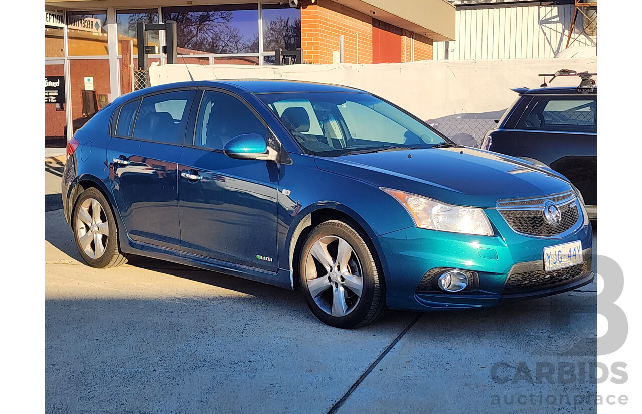 1/2012 Holden Cruze SRi V JH MY12 5d Hatchback Green 1.4L