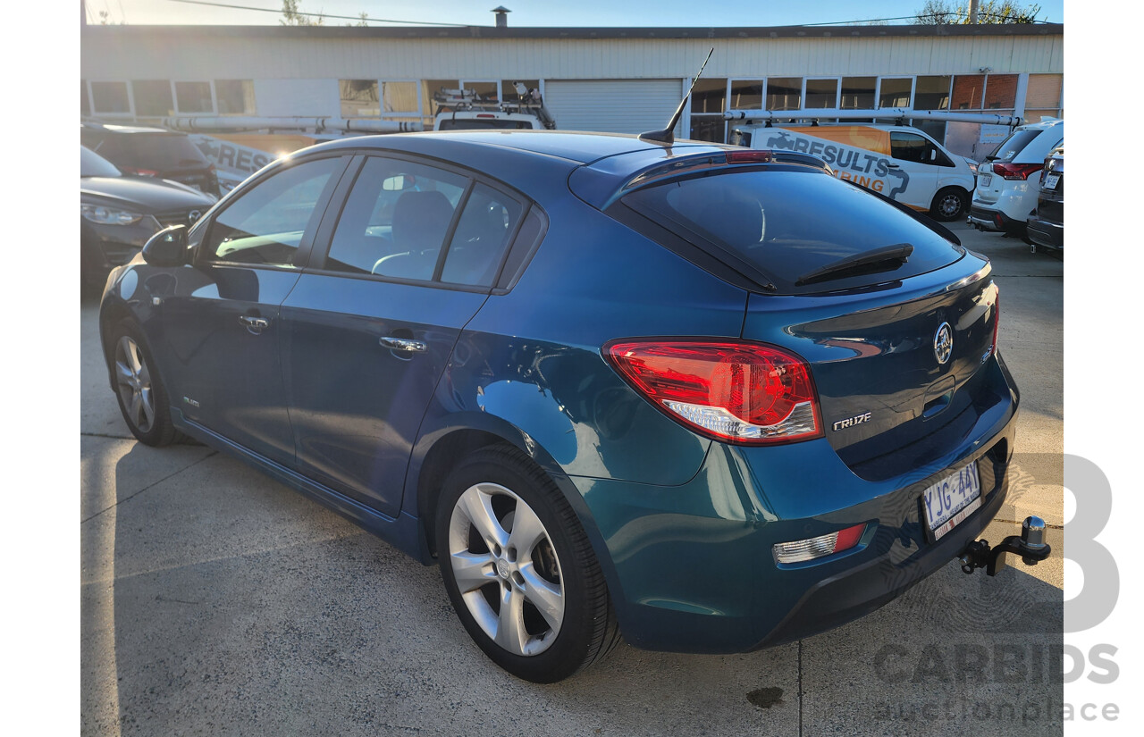 1/2012 Holden Cruze SRi V JH MY12 5d Hatchback Green 1.4L
