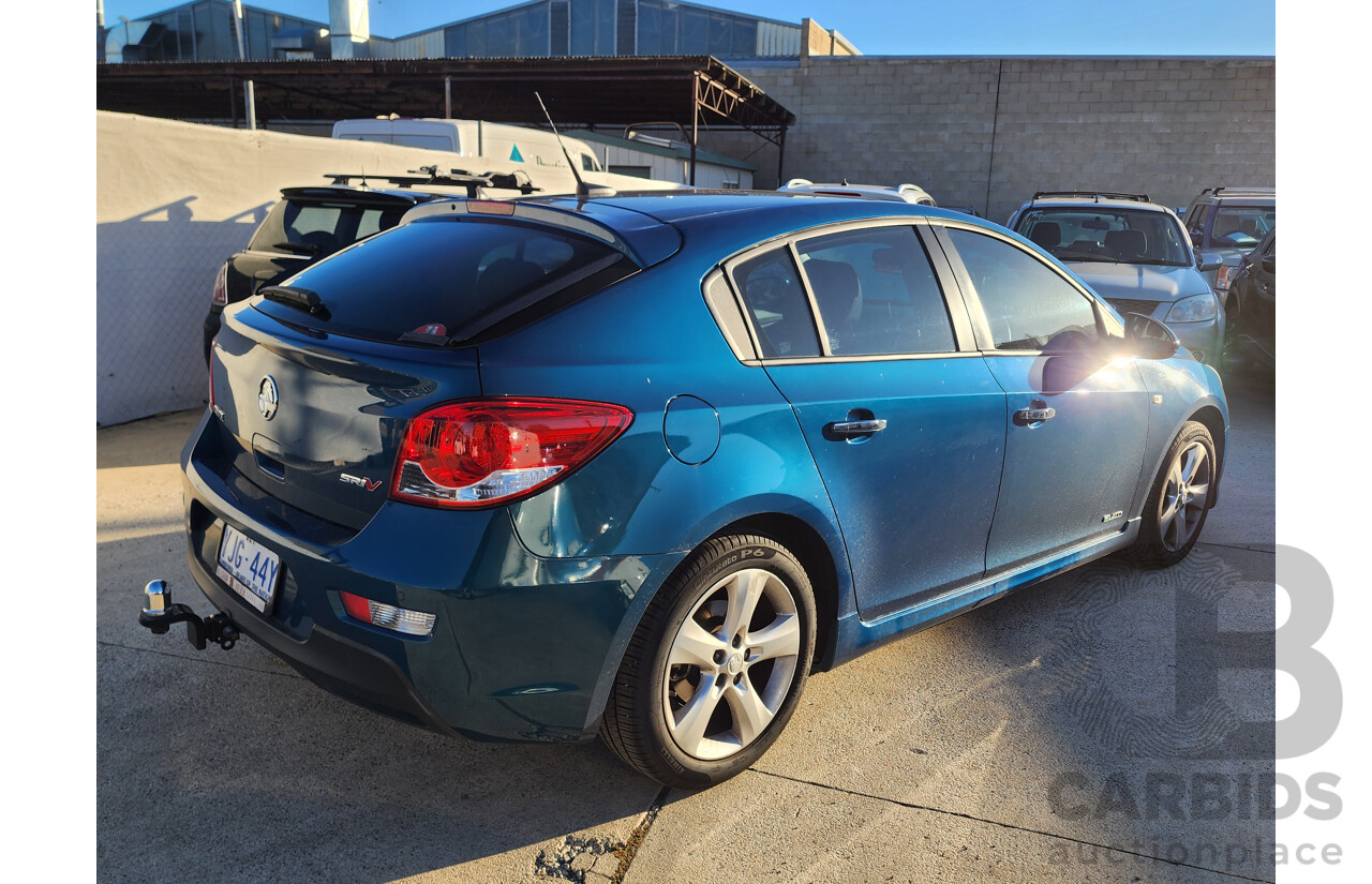 1/2012 Holden Cruze SRi V JH MY12 5d Hatchback Green 1.4L