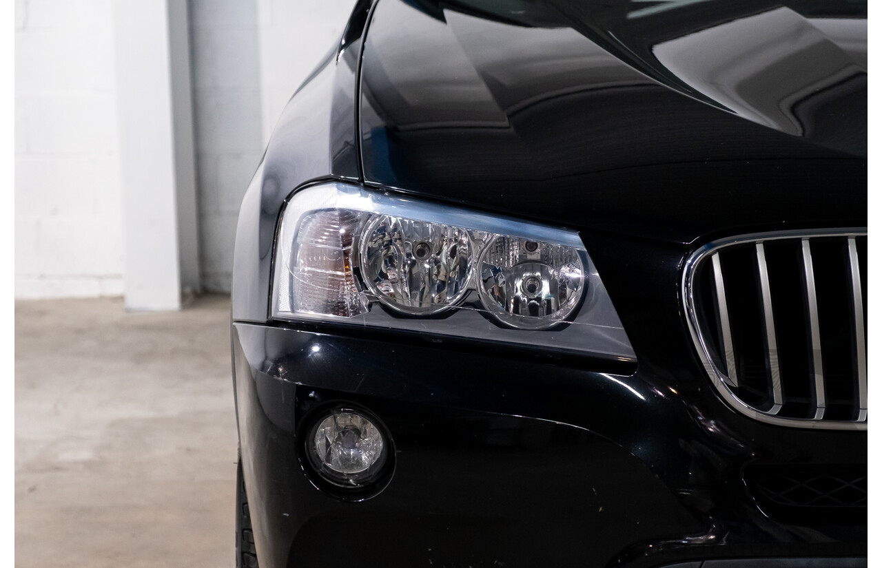 10/2011 BMW X3 Xdrive 30d F25 4d Wagon Black Sapphire Metallic Turbo Diesel 3.0L