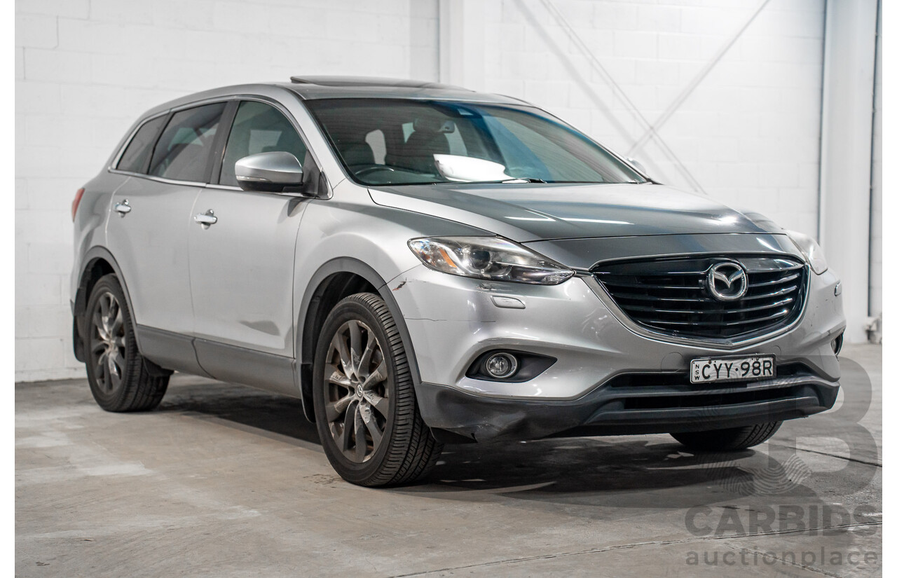1/2015 Mazda Cx-9 Grand Touring MY14 4d Wagon Silver V6 3.7L