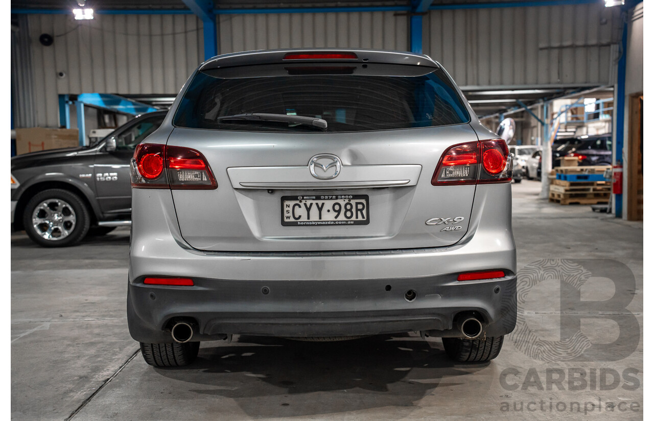 1/2015 Mazda Cx-9 Grand Touring MY14 4d Wagon Silver V6 3.7L