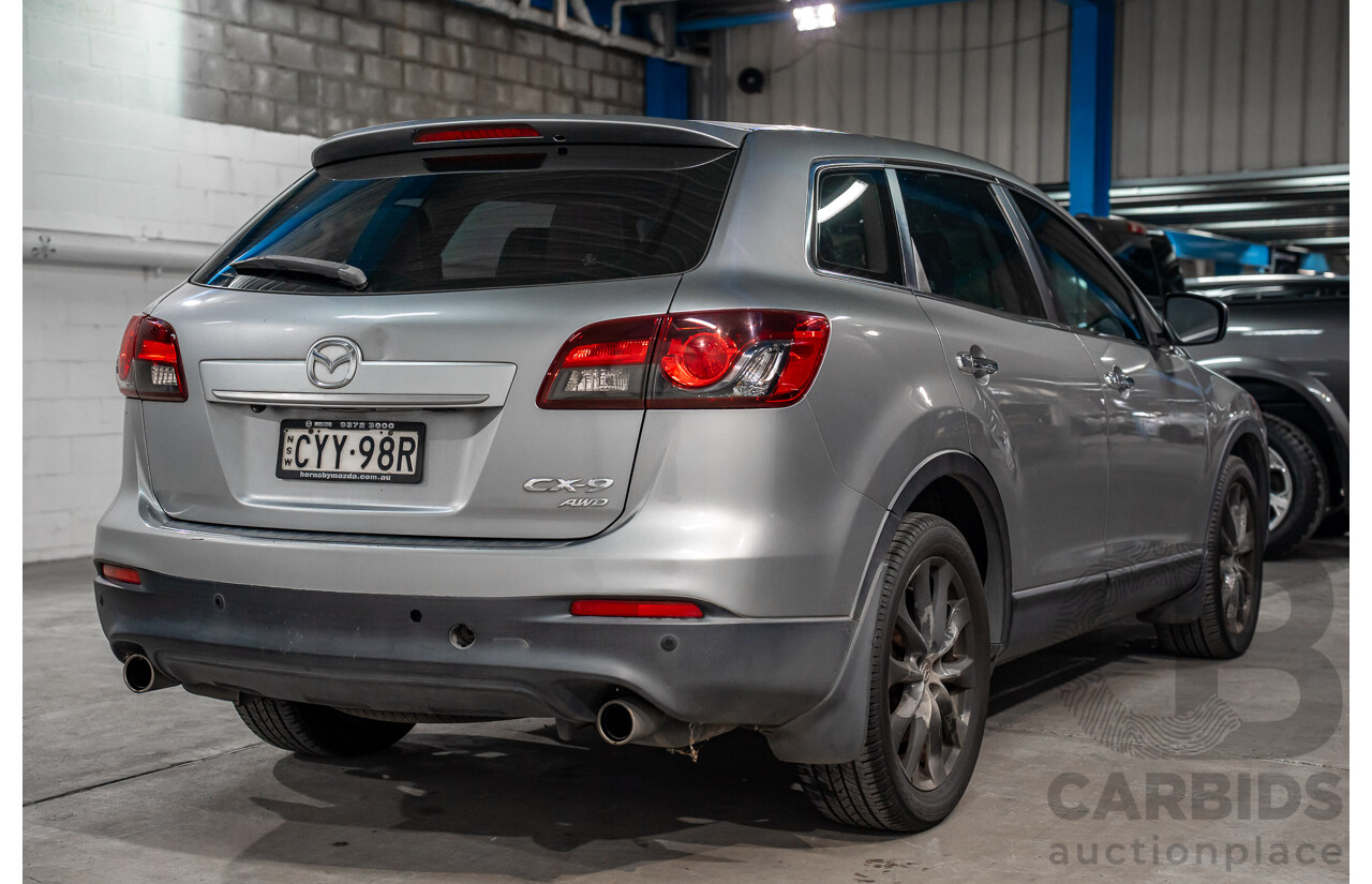 1/2015 Mazda Cx-9 Grand Touring MY14 4d Wagon Silver V6 3.7L