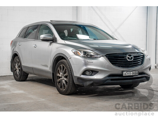 1/2015 Mazda Cx-9 Grand Touring MY14 4d Wagon Silver V6 3.7L