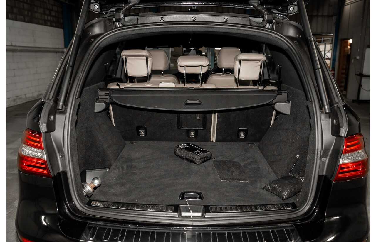12/2013 Mercedes-Benz ML 350 CDI Bluetec (4x4) 166 4d Wagon Black Obsidian Metallic Turbo Diesel V6 3.0L