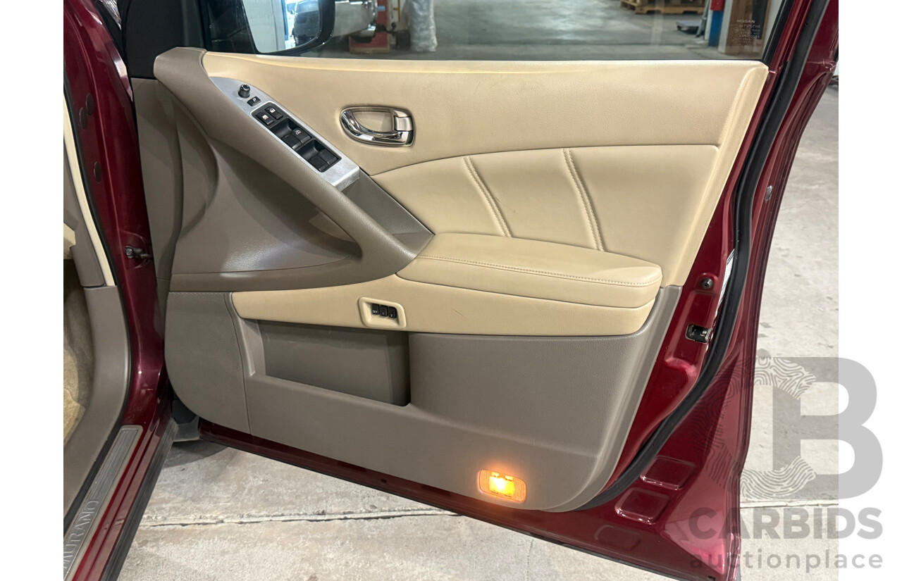 4/2012 Nissan Murano Ti Z51 MY12 4d Wagon Maroon V6 3.5L