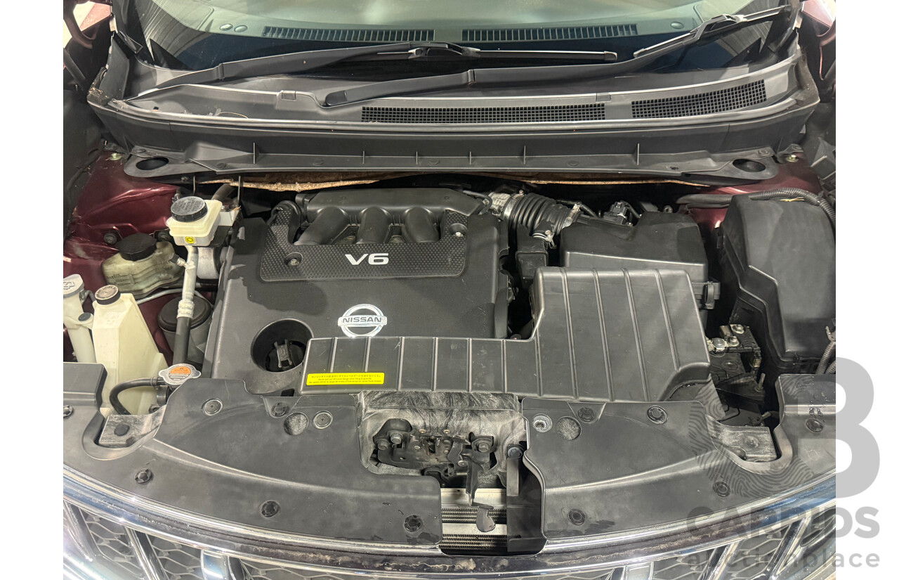 4/2012 Nissan Murano Ti Z51 MY12 4d Wagon Maroon V6 3.5L