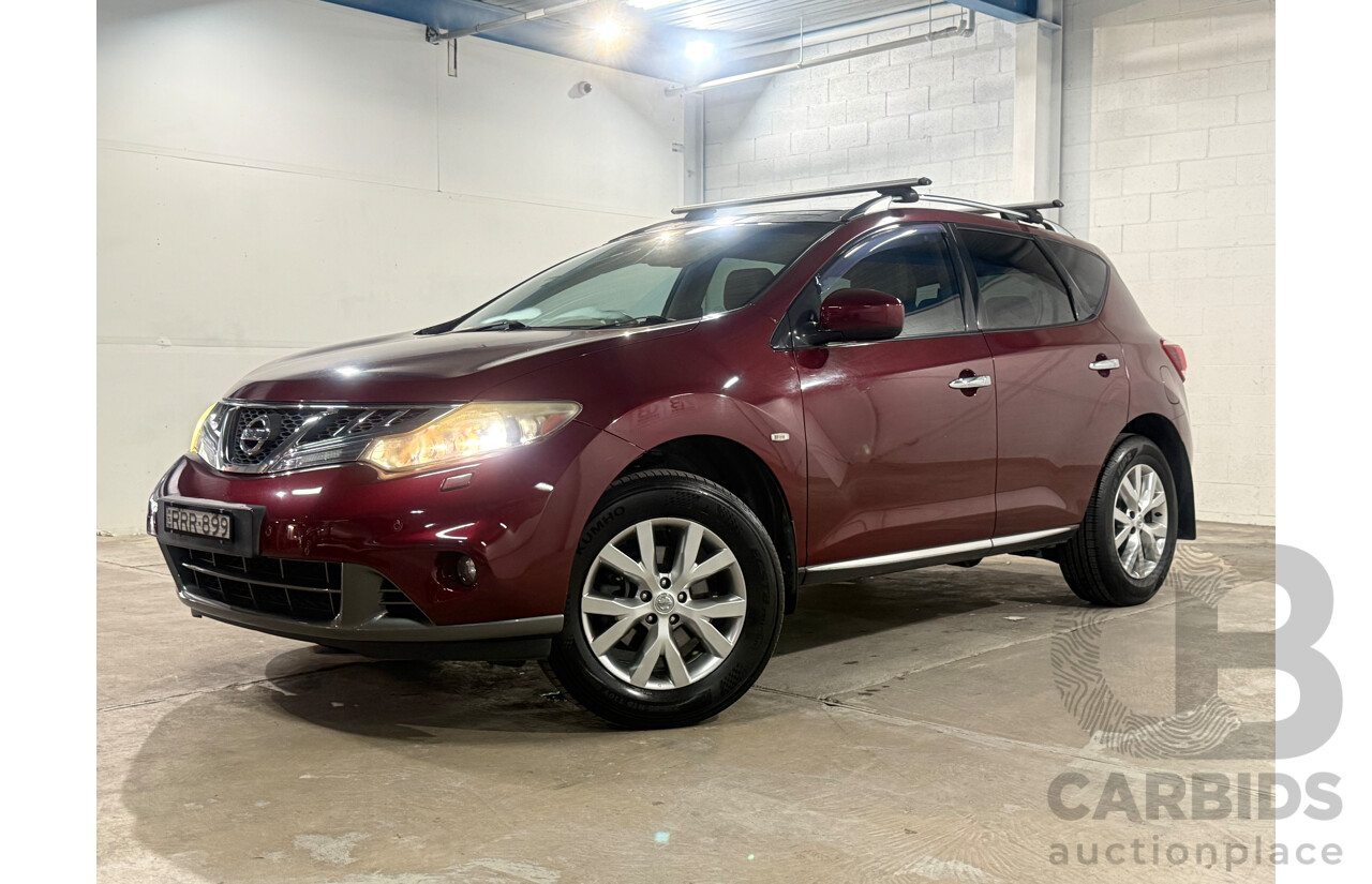 4/2012 Nissan Murano Ti Z51 MY12 4d Wagon Maroon V6 3.5L