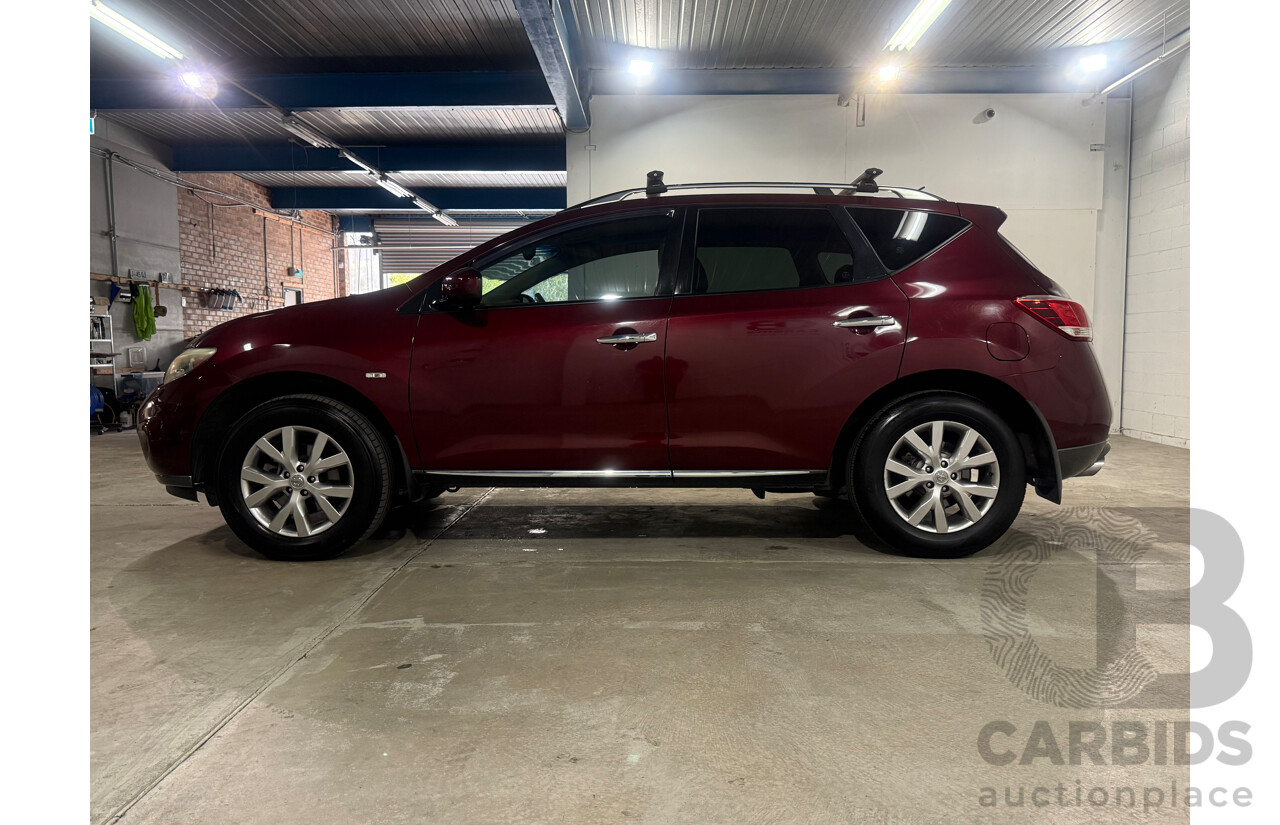 4/2012 Nissan Murano Ti Z51 MY12 4d Wagon Maroon V6 3.5L