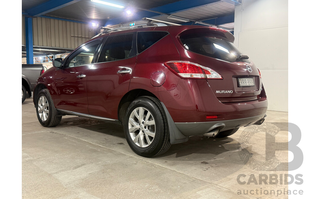 4/2012 Nissan Murano Ti Z51 MY12 4d Wagon Maroon V6 3.5L