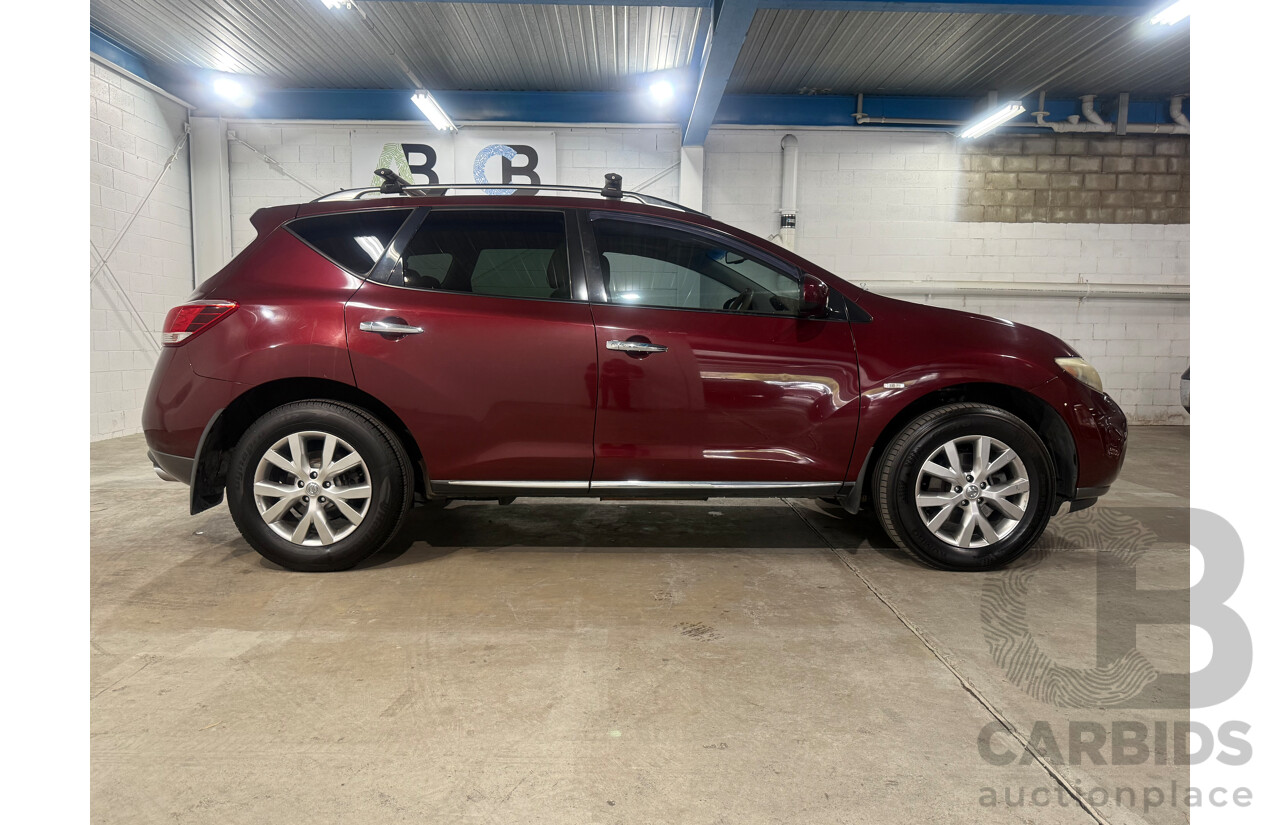 4/2012 Nissan Murano Ti Z51 MY12 4d Wagon Maroon V6 3.5L