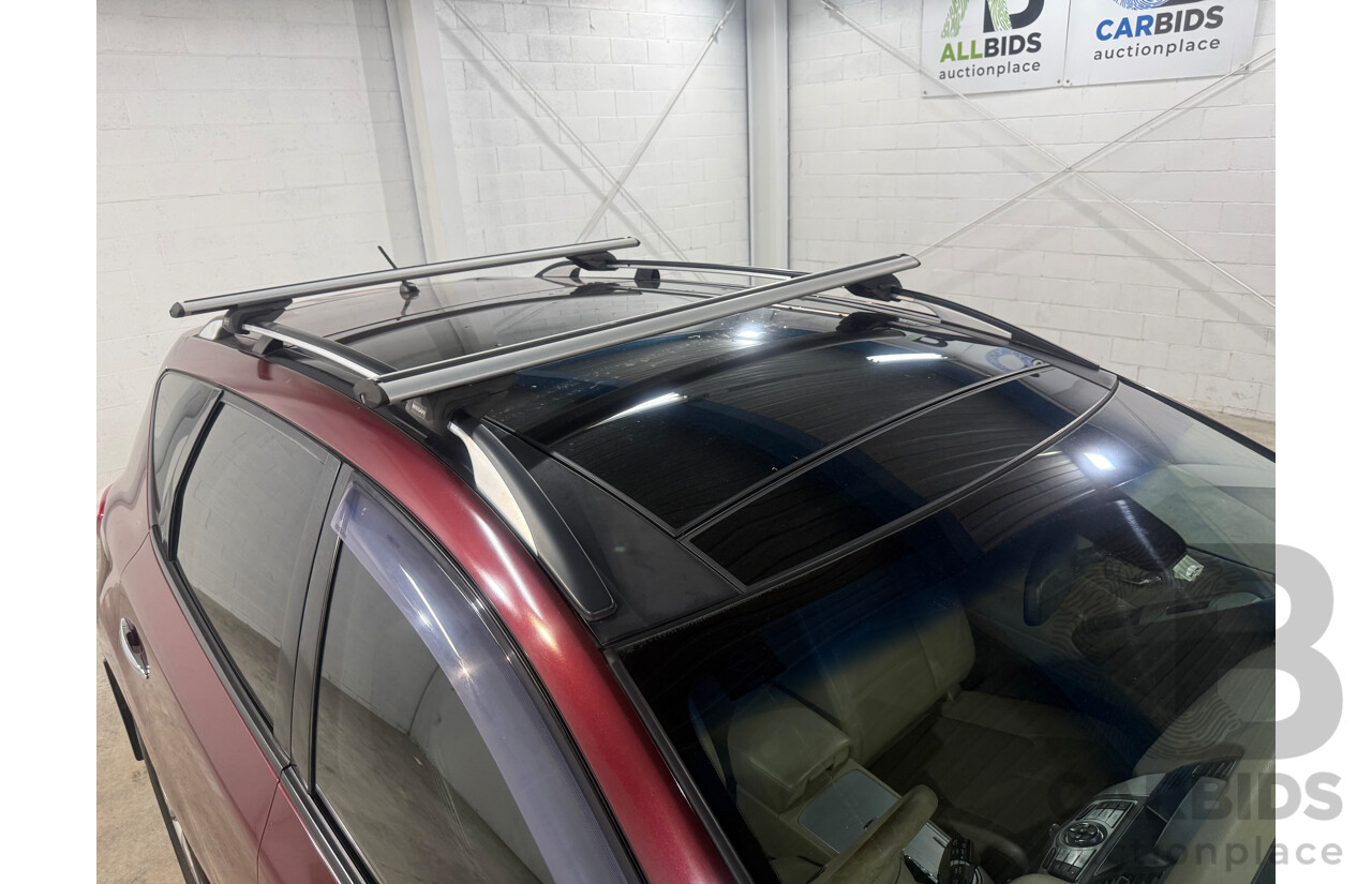 4/2012 Nissan Murano Ti Z51 MY12 4d Wagon Maroon V6 3.5L